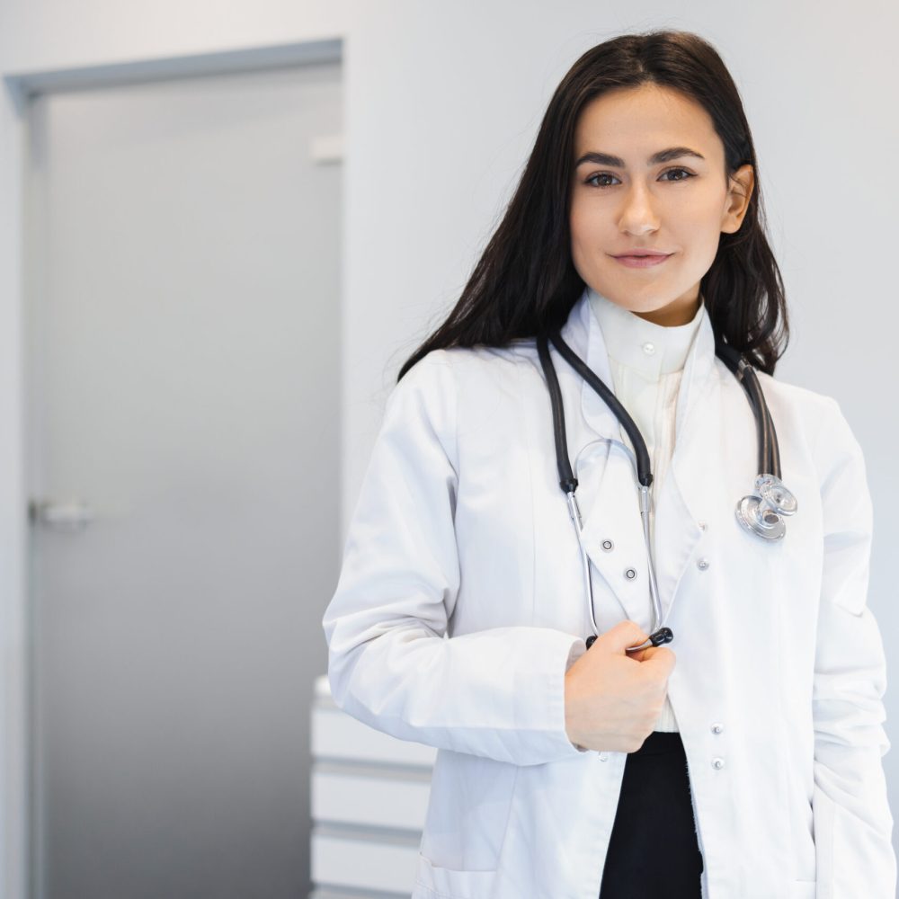 Portrait of a confident female doctor